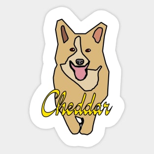 Cheddar Sticker